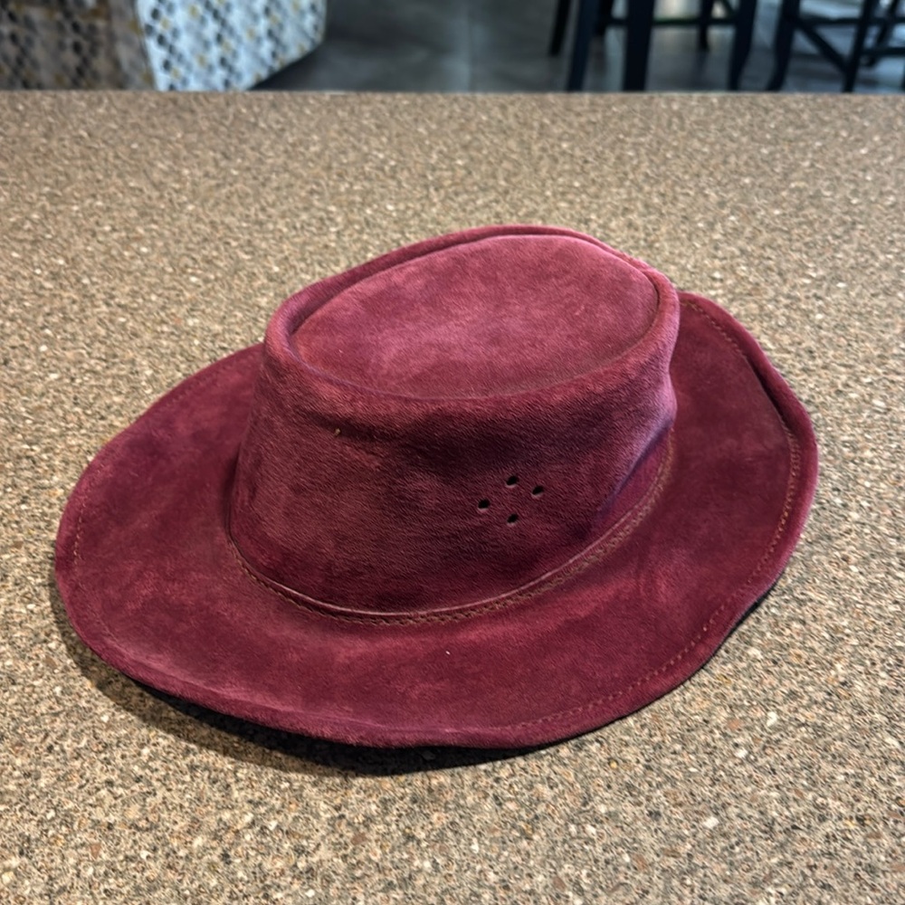 Vintage walkabout australian leather hat